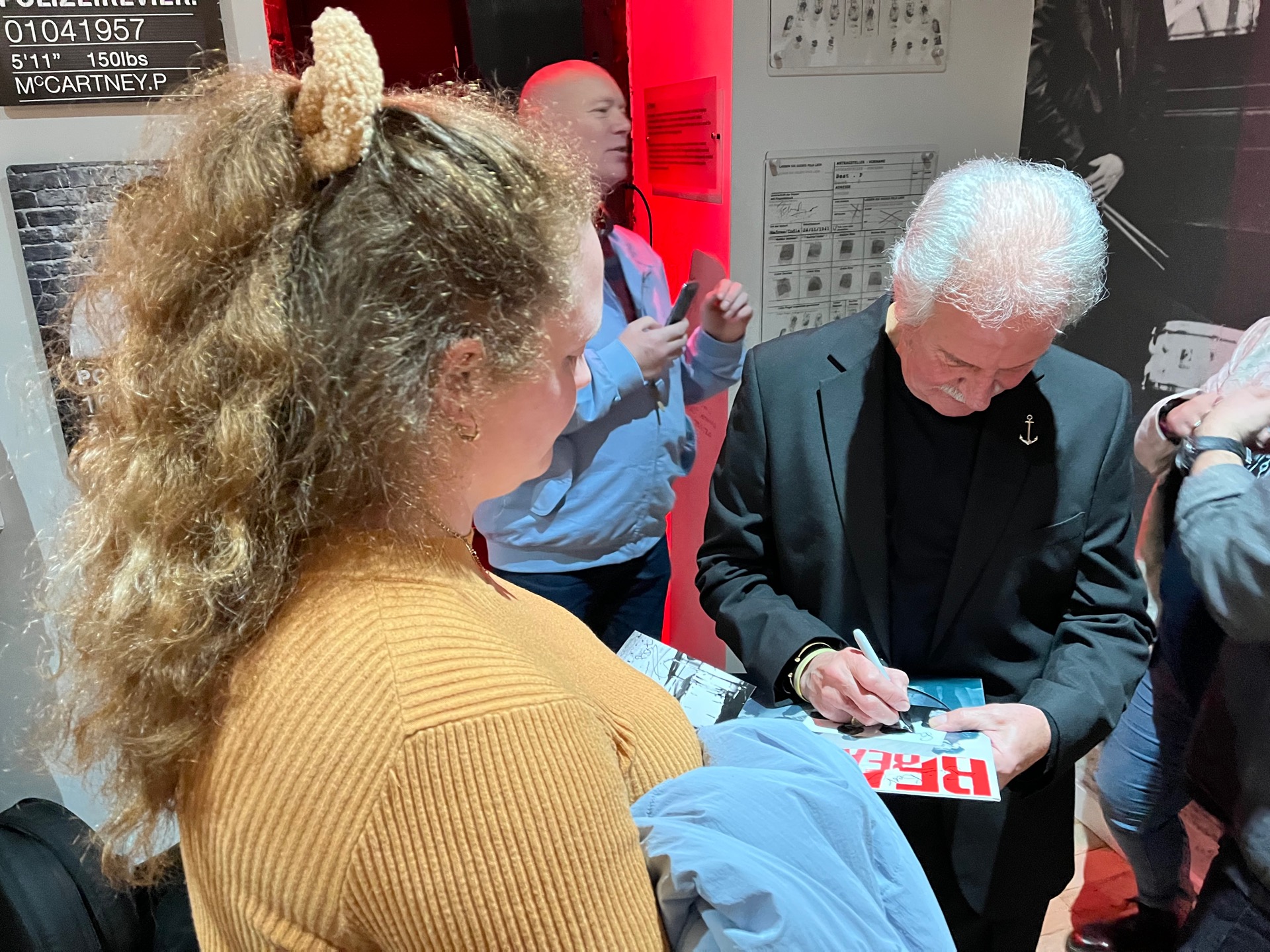 Pete Best signs for me!